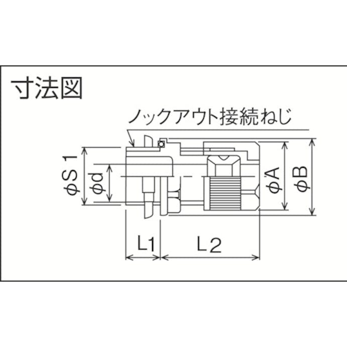 【CAINZ-DASH】三桂製作所 Ｅ２型シールコネクター（ノックアウト接続用） E2BG1516【別送品】