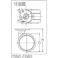 【CAINZ-DASH】東海キャスター プレート式双輪キャスター 60径 自在 F060【別送品】
