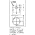【CAINZ-DASH】東海キャスター プレート式双輪キャスター　７５径　自在Ｓ付 F075WS【別送品】