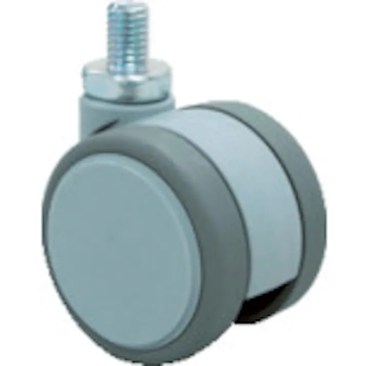 【CAINZ-DASH】東海キャスター ねじ込み双輪キャスター 130径 自在 M12x1.75 F130N12【別送品】