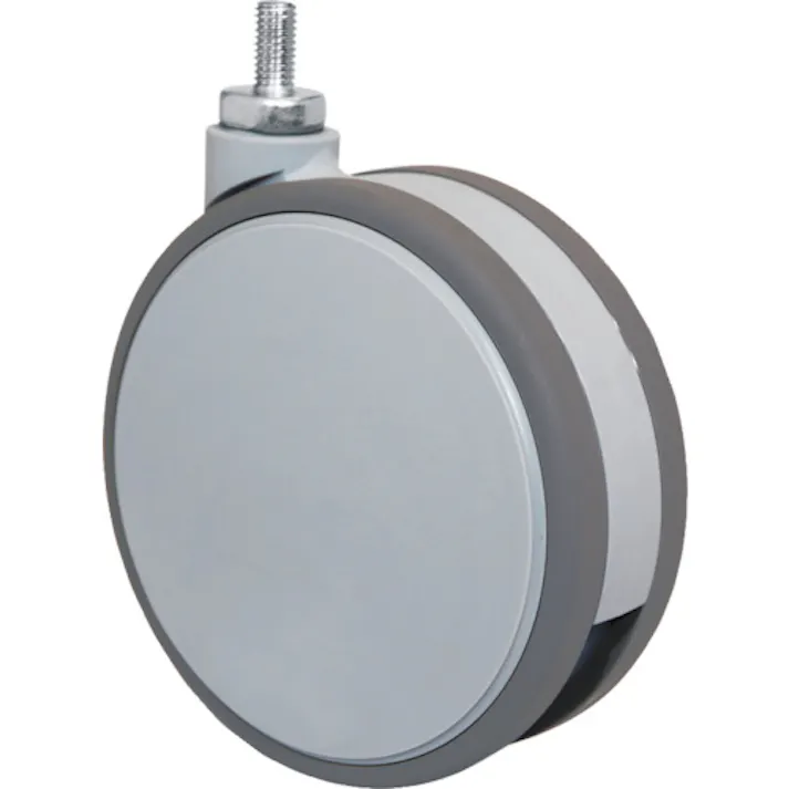 【CAINZ-DASH】東海キャスター ねじ込み双輪キャスター 130径 自在 M16x2.0 F130N16【別送品】