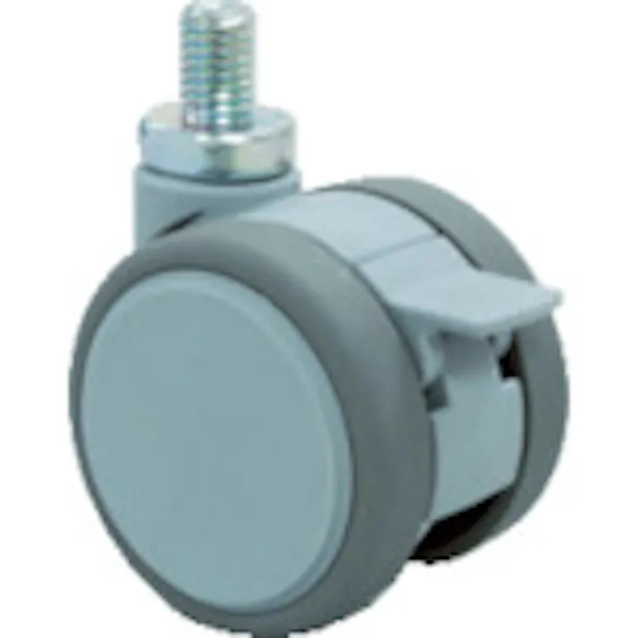 【CAINZ-DASH】東海キャスター ねじ込み双輪キャスター 130径 自在S付 M16x2.0 F130N16WS【別送品】