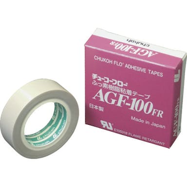 【CAINZ-DASH】中興化成工業 フッ素樹脂（テフロンＰＴＦＥ製）粘着テープ　ＡＧＦ１００ＦＲ　０．３０ｔ×１９ｗ×５ｍ【別送品】