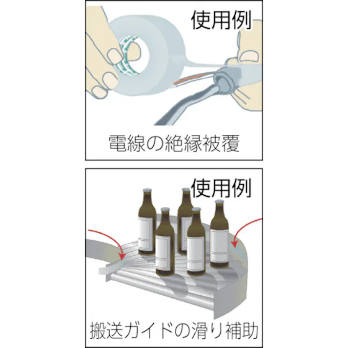 【CAINZ-DASH】中興化成工業 フッ素樹脂フィルム粘着テープ ASFー110FR 0.08t×300w×10m ASF110FR-08X300【別送品】