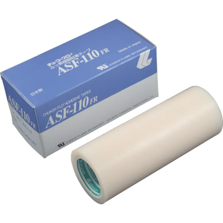 【CAINZ-DASH】中興化成工業 フッ素樹脂フィルム粘着テープ ASFー110FR 0.13t×150w×10m ASF110FR-13X150【別送品】
