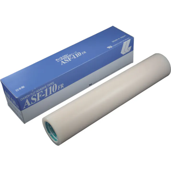 【CAINZ-DASH】中興化成工業 フッ素樹脂フィルム粘着テープ ASFー110FR 0.23t×300w×10m ASF110FR-23X300【別送品】