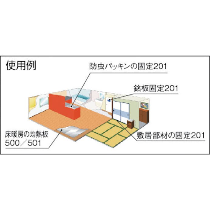 【CAINZ-DASH】共同技研化学 不織布基材両面テープ 201-10X20【別送品】