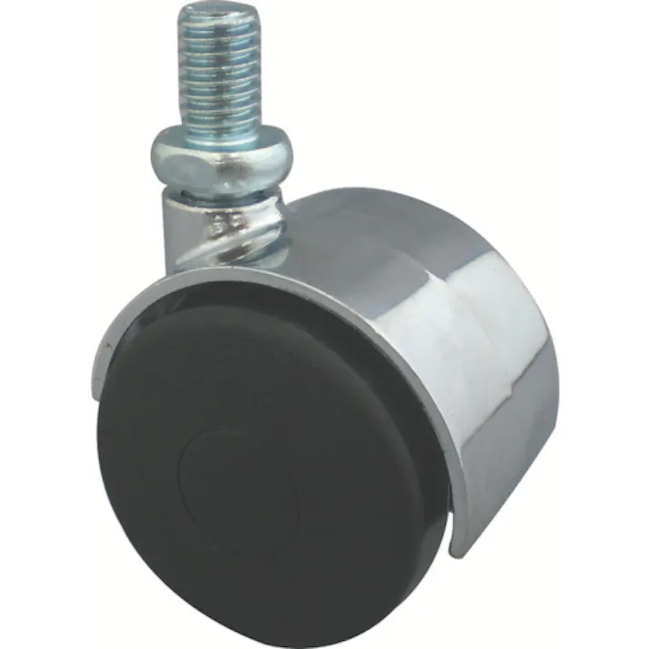 【CAINZ-DASH】東信製作所 ねじ込み双輪キャスター 50径 自在ボルト M10x1.5 W50-BM10XP1.5【別送品】