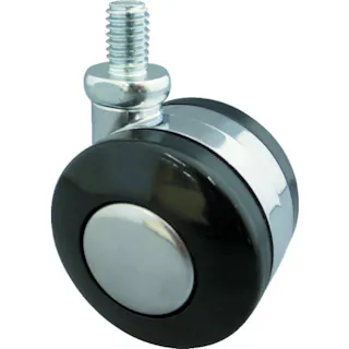 【CAINZ-DASH】東信製作所 ねじ込み双輪キャスター 50径 自在ボルト M12x1.75 TW50-BM12XP1.75【別送品】