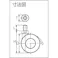 【CAINZ-DASH】東信製作所 ねじ込み双輪キャスター 60径 自在ストッパー付 TWS60-BM10XP1.5【別送品】