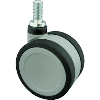 【CAINZ-DASH】東信製作所 ねじ込み双輪キャスター 125径 自在ボルト M12x1.75 KT125-BM12XP1.75【別送品】