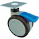 【CAINZ-DASH】東信製作所 プレート式双輪キャスター 100径 自在ダブルストッパー付 X(WSP)4-P【別送品】