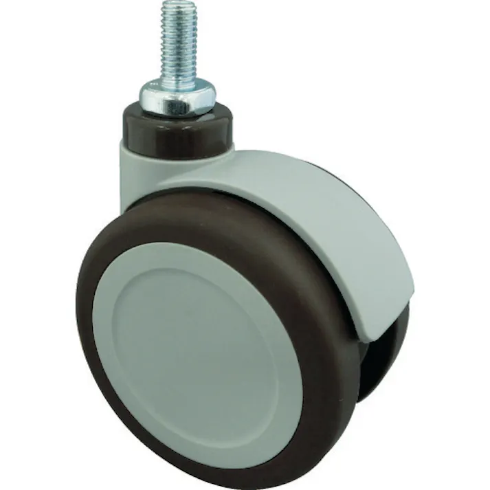 【CAINZ-DASH】東信製作所 ねじ込み双輪キャスター 100径 自在 X4-BM12XP1.75【別送品】