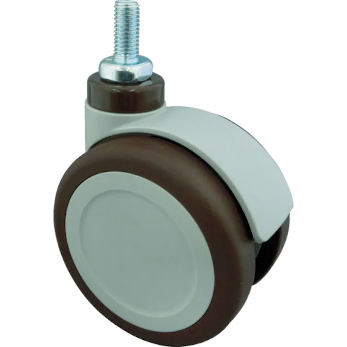 【CAINZ-DASH】東信製作所 ねじ込み双輪キャスター 124径 自在 X5-BM12XP1.75【別送品】