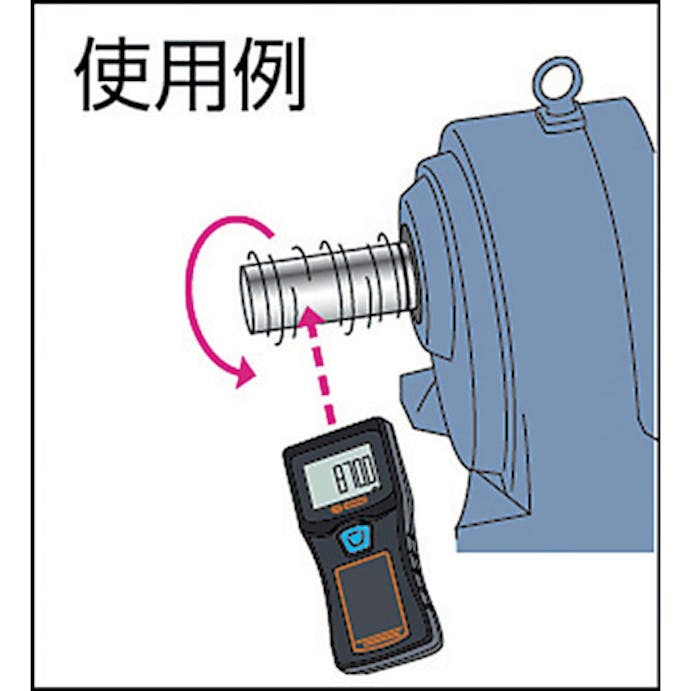 【CAINZ-DASH】ライン精機 レーザー式ハンドタコメーター TM-7000【別送品】