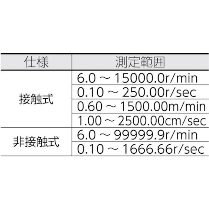 【CAINZ-DASH】ライン精機 レーザー式ハンドタコメーター TM-7010K【別送品】