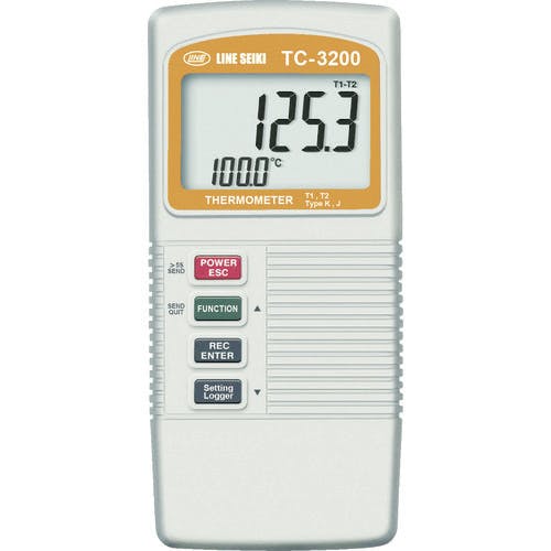 CAINZ-DASH】ライン精機 デジタル温度計 TC-3200【別送品】 | 測定