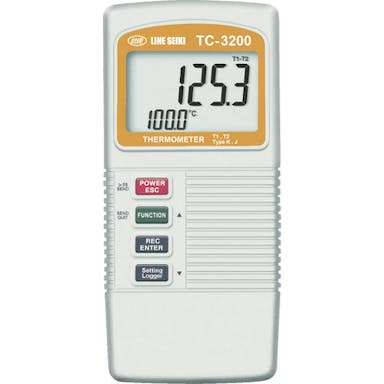 【CAINZ-DASH】ライン精機 デジタル温度計 TC-3200【別送品】
