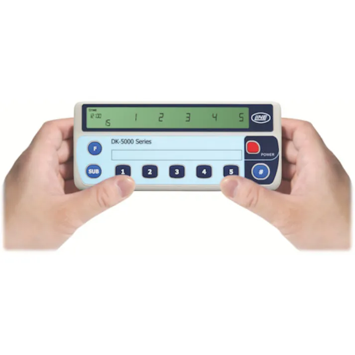 【CAINZ-DASH】ライン精機 電子数取器 5連式 DK-5005B【別送品】