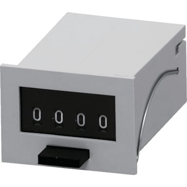 【CAINZ-DASH】ライン精機 電磁カウンター（リセットツキ）４桁 MCF-4X AC200V【別送品】
