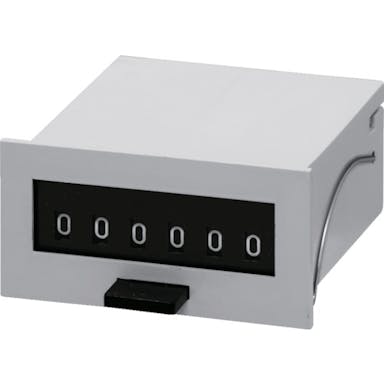 【CAINZ-DASH】ライン精機 電磁カウンター（リセットツキ）６桁 MCF-6X AC200V【別送品】