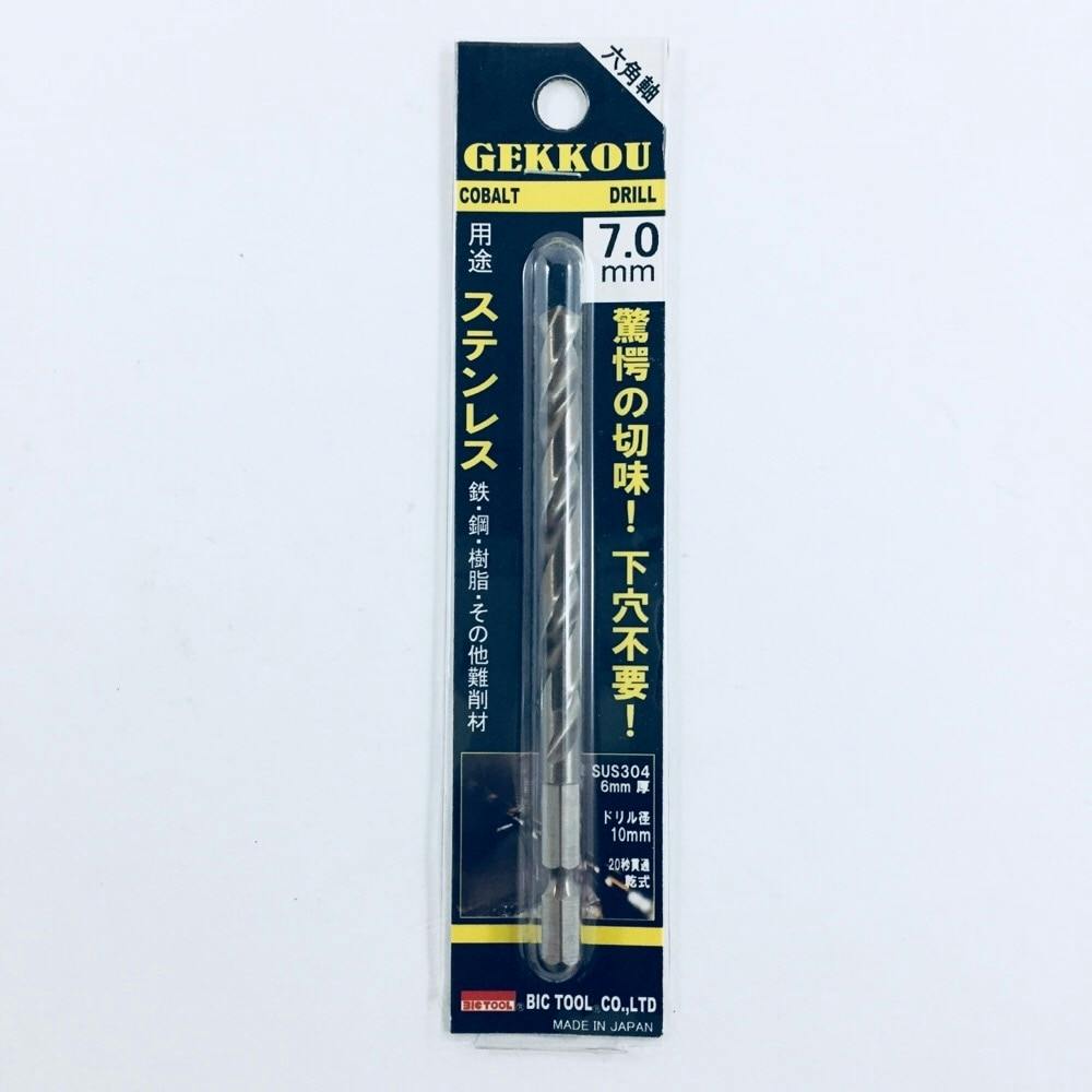 ビック・ツール BIC TOOL 六角軸月光ドリル 6GK4.0 4.0mm