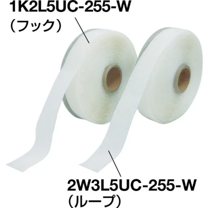 【CAINZ-DASH】伸和 マジクロボンド オス 強粘着付 25mm×1m 白 1K2LUC-251-W【別送品】