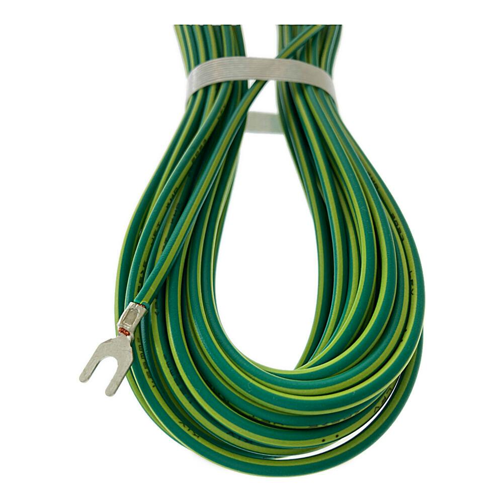 Y端子付アース線 緑黄 10m | 空調・電設資材 通販 | ホームセンターの