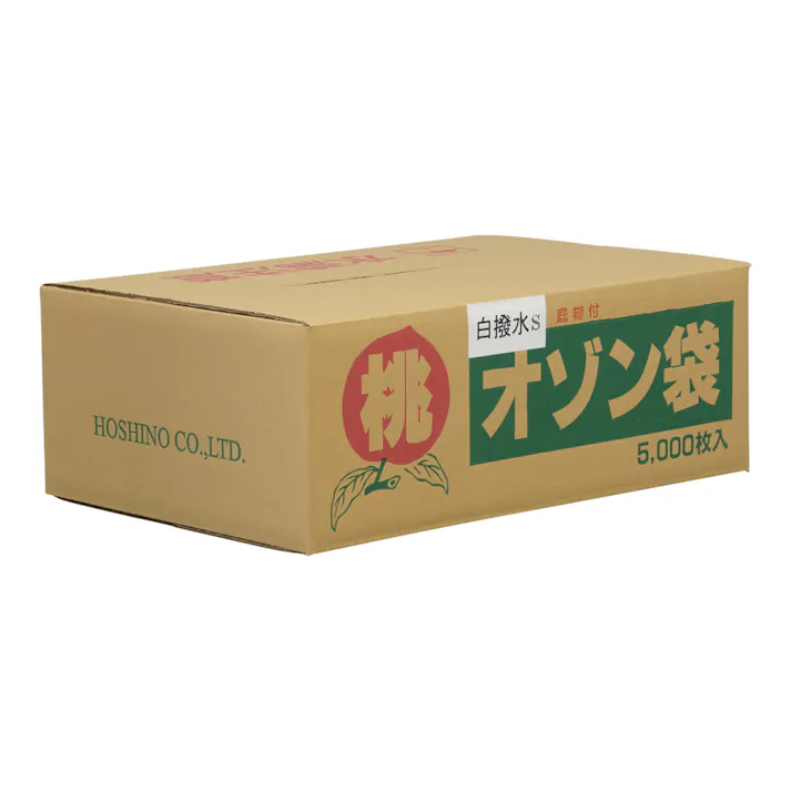 桃 オゾン袋 S 白撥水 点糊 5000枚