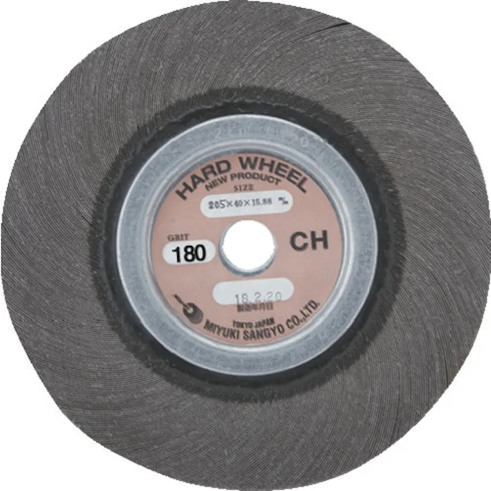 【CAINZ-DASH】ミユキ産業 ハードホイール X83-CH 205X25X15.88 180# MFWH205-25-15.88-180【別送品】