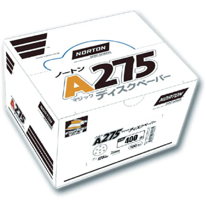 【CAINZ-DASH】サンゴバン A275 マジックディスクペーパー #400 (100枚入) 2DP125DA275G4400【別送品】