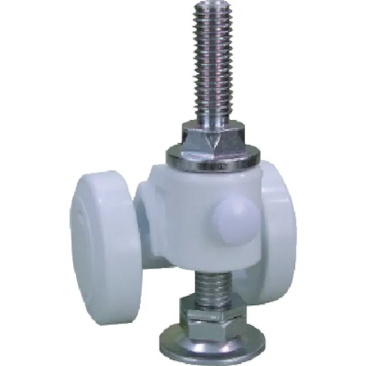 【CAINZ-DASH】東京パーツセンター キャスパッド ねじ込み式双輪キャスターナイロン車 荷重58.8 白 CABF50W【別送品】