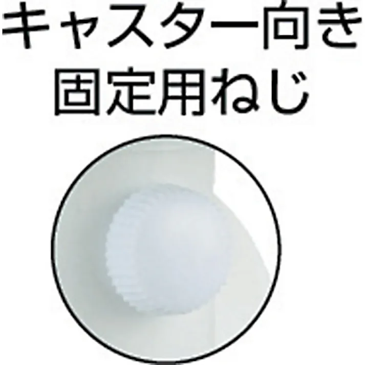 【CAINZ-DASH】東京パーツセンター キャスパッド プレート式双輪キャスターナイロン車 荷重58.8 黒 CAPF50B【別送品】