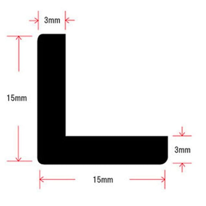 【加工可】岡元木材 ヒノキ出隅 15mm(約)15×15×1950mm【別送品】(販売終了)