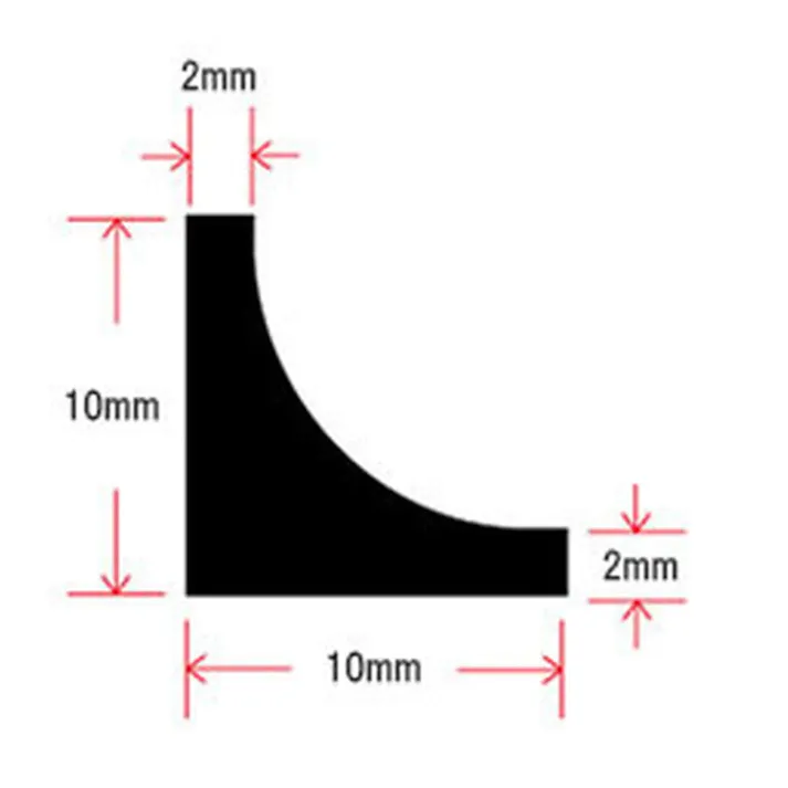 杉入隅 幅10mm 長さ1950mm 厚さ10mm