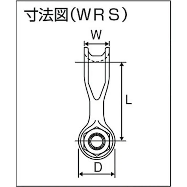 【CAINZ-DASH】関西工業 軽量型ワイドシャックル ストレートタイプ WRSE 5t用 WRSE-5【別送品】