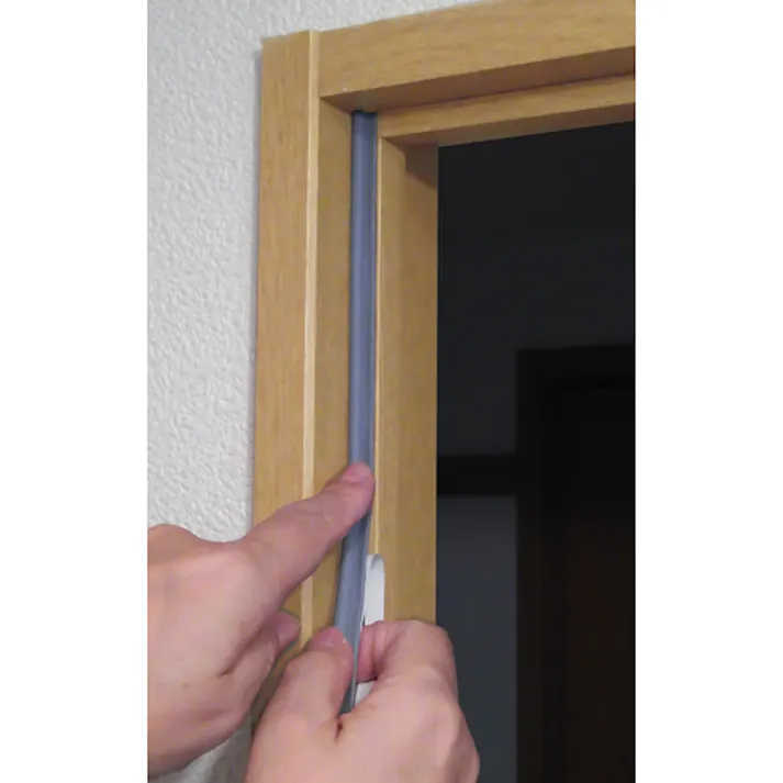 【CAINZ-DASH】槌屋 戸当りすき間テープ P型 グレー TSP-001【別送品】