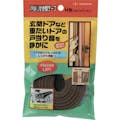 【CAINZ-DASH】槌屋 戸当りすき間テープ　Ｍ型　ブラウン TSM-002【別送品】