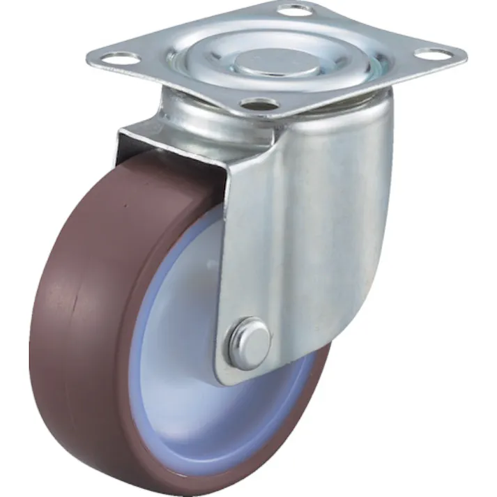 【CAINZ-DASH】ワコーパレット エアーキャスター(自在車) 75mm ウレタン車 ALG-75-UR【別送品】