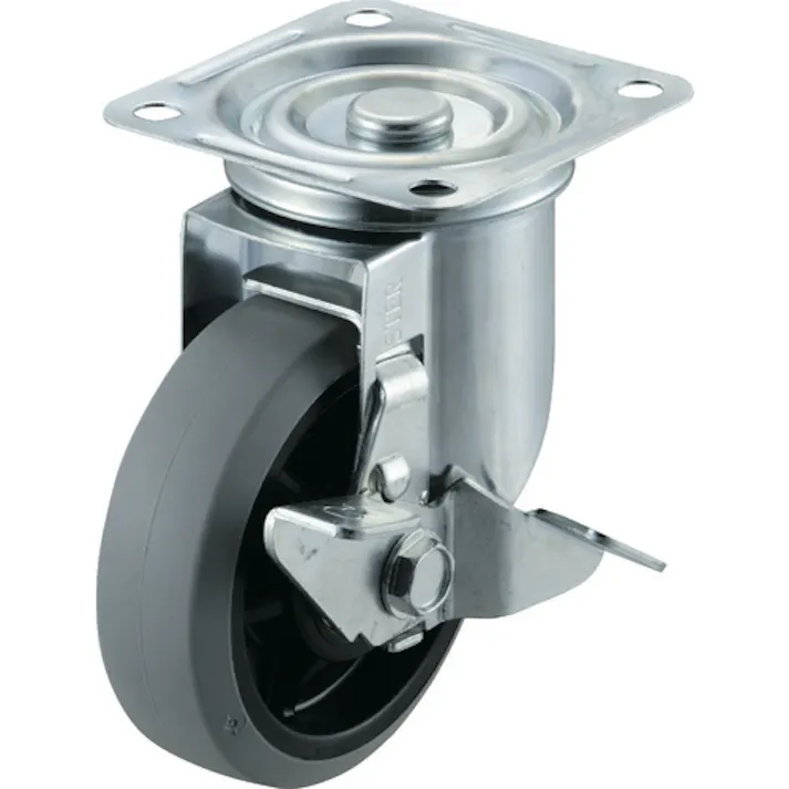 【CAINZ-DASH】ワコーパレット エアーキャスター(自在車ストッパー付) 100mm ウレタン車 AMG-100-GUDS【別送品】