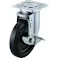 【CAINZ-DASH】ワコーパレット エアーキャスター(自在車ストッパー付) 150mm ゴム車 AHG-150-NRBDS【別送品】