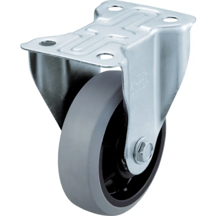 【CAINZ-DASH】ワコーパレット エアーキャスター(固定車) 75mm ウレタン車 AMR-75-UHF【別送品】