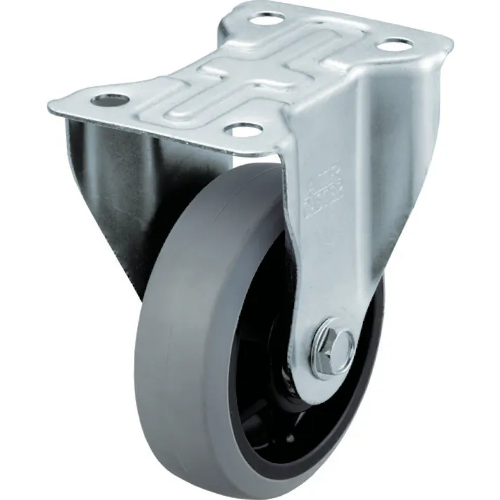 【CAINZ-DASH】ワコーパレット エアーキャスター(固定車) 100mm ウレタン車 AMR-100-GU【別送品】