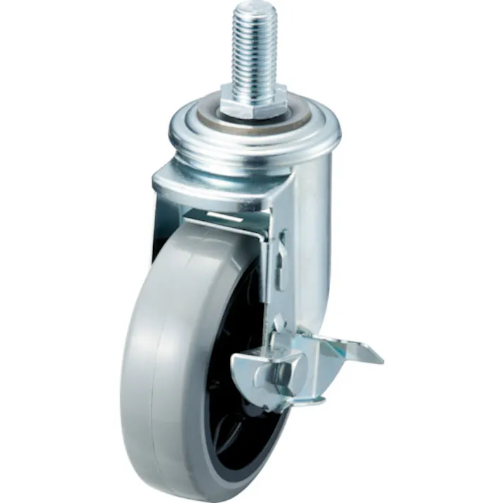 【CAINZ-DASH】ワコーパレット エアーキャスターねじ込みタイプ(自在車S付)荷重160車輪径150幅38 AHT-150-GUDS【別送品】