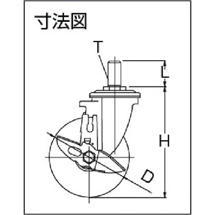 【CAINZ-DASH】ワコーパレット エアーキャスターねじ込みタイプ(自在車S付)荷重160車輪径150幅38 AHT-150-GUDS【別送品】
