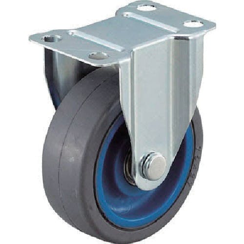 【CAINZ-DASH】ワコーパレット エアーキャスター（固定車）　７５ｍｍ　ゴム車 ALR-75-NR【別送品】