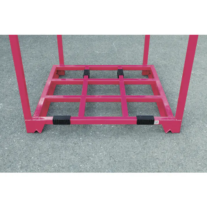 【CAINZ-DASH】ワコーパレット ネスティングラック用ネスグリップ 間口150×奥行63×高さ57mm WNG-B【別送品】