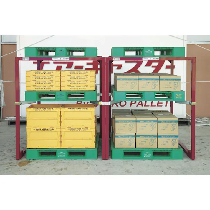 【CAINZ-DASH】ワコーパレット ネスティングラック用ネスロックダブル 安全耐荷重500kg WNR-W【別送品】