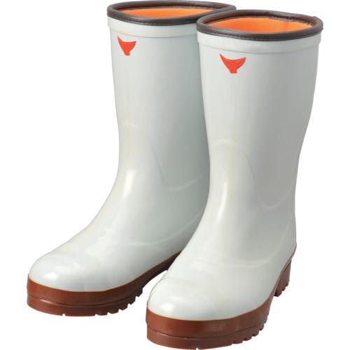 SHIBATA 安全防寒スーパークリーン長7型(白) AC040-25.5 安全長靴(JIS規格品) - 1
