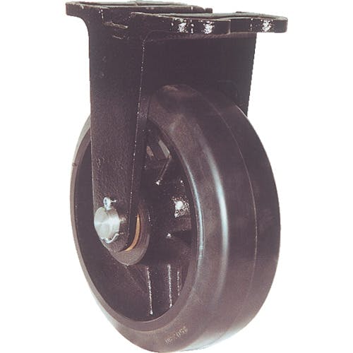ヨドノ　鋳物重量用キャスター　許容荷重６５６．６　取付穴径１５ｍｍ MHA-MK250X90 - 1